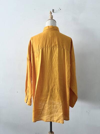 Spick & Span リネン ワイド チュニック シャツ 画像5