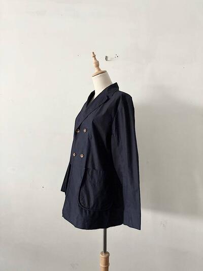 【美品】Pal'las Palace コットンナイロン ダブル ジャケット 画像4