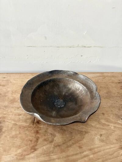 藤原純 7寸深鉢 サビ 信楽焼 約21cm 盛鉢 画像2