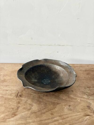 藤原純 7寸深鉢 サビ 信楽焼 約21cm 盛鉢 画像3
