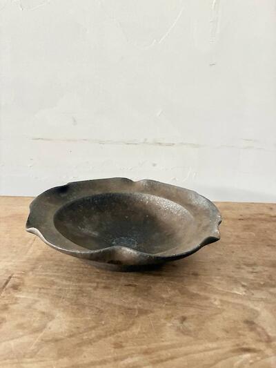 藤原純 7寸深鉢 サビ 信楽焼 約21cm 盛鉢 画像7