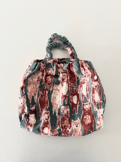 【美品】mina perhonen  alive  skipbag　スキップバッグ 大 画像1