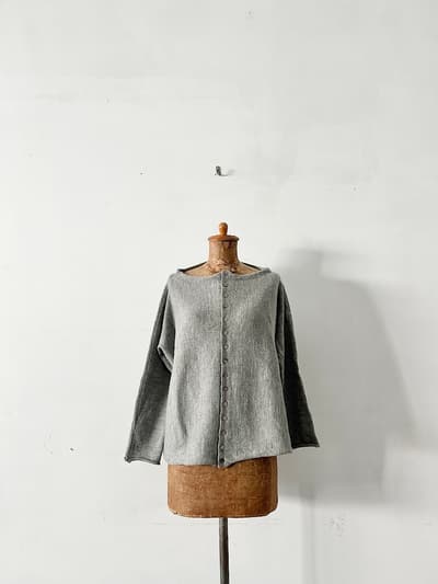 【美品】Veritecoeur　アルパカシルク　ニットカーディガン　VCK-175 画像1