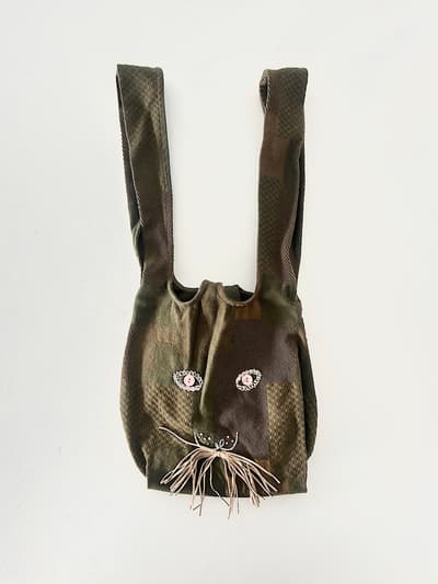 【美品】mina perhonen　paddy　usa bag　小 画像1