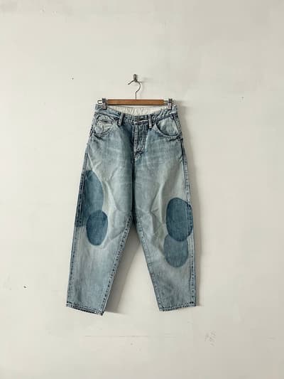 【未使用】mina perhonen　always　デニムパンツ　サイズ34　コットン　リネン 画像1