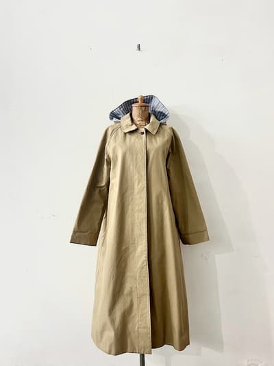 【美品】Lisette　ステンカラー　コート　ガードルート　カキ　 画像1