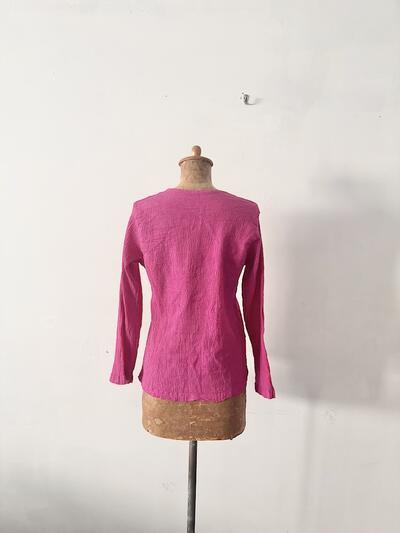 ヂェン先生の日常着 Henley Neck Top 画像5