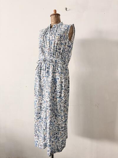 【美品】lelill リバティフランダースリネン ワンピース 画像3