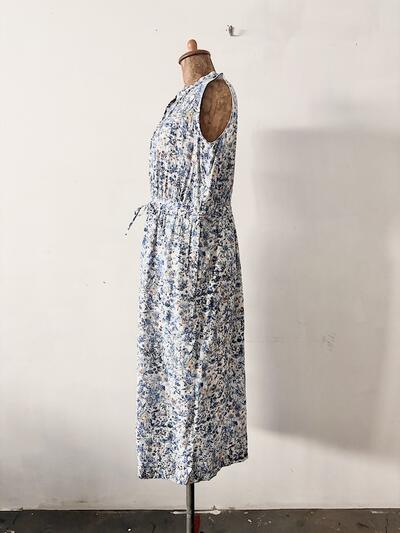 【美品】lelill リバティフランダースリネン ワンピース 画像4