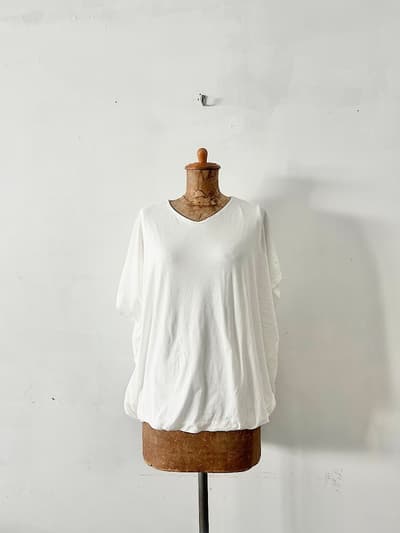 【未使用】harmonie Tシャツ オフホワイト 画像1
