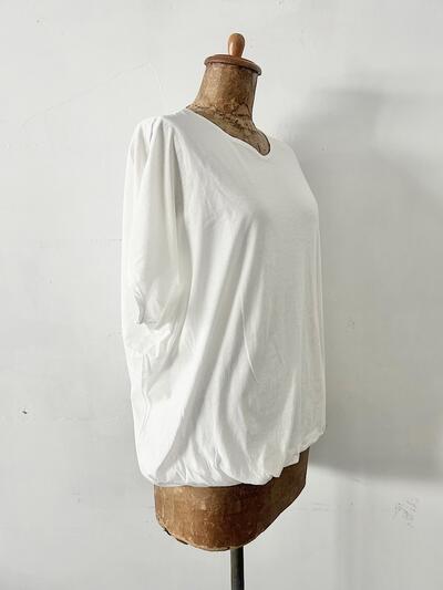 【未使用】harmonie Tシャツ オフホワイト 画像3