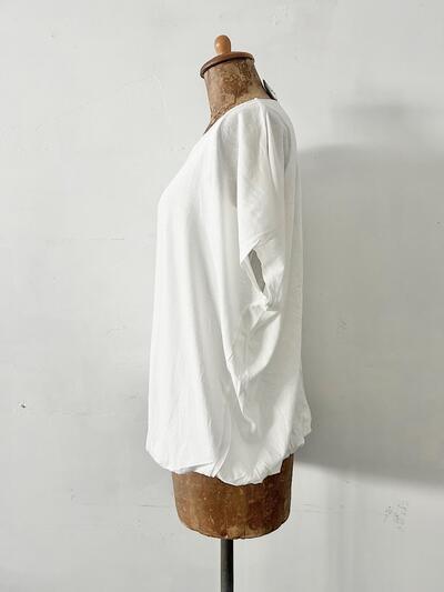 【未使用】harmonie Tシャツ オフホワイト 画像4