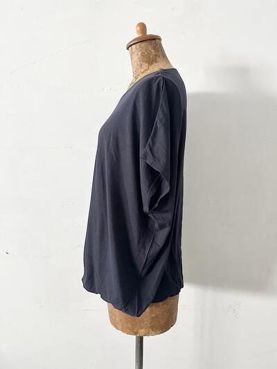 【未使用】harmonie Tシャツ ダークネイビー 画像4
