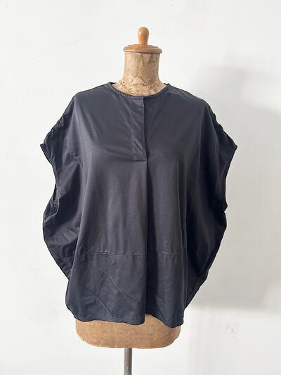 【美品】harmonie プルオーバー  ダークネイビー 画像3