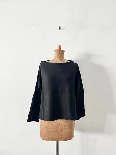 【美品】Veritecoeur  2wayニット  ブラック 画像1