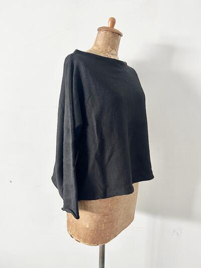 【美品】Veritecoeur  2wayニット  ブラック 画像3