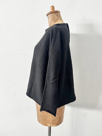 【美品】Veritecoeur  2wayニット  ブラック 画像4