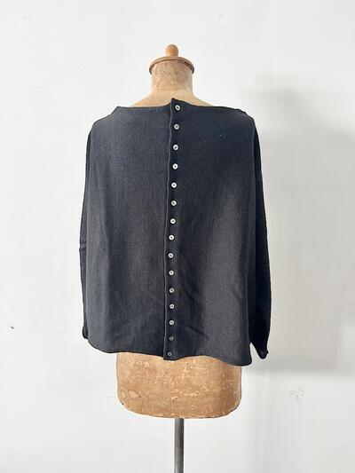 【美品】Veritecoeur  2wayニット  ブラック 画像2
