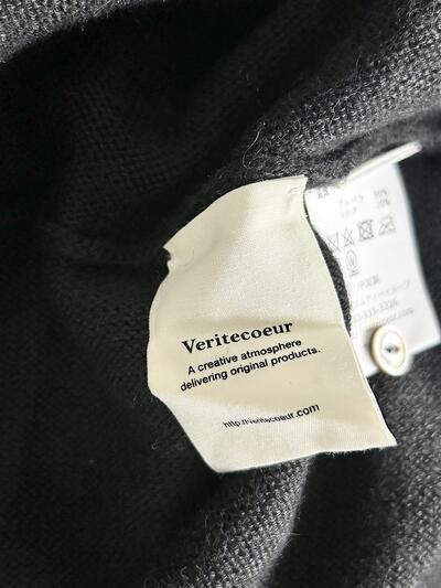 【美品】Veritecoeur  2wayニット  ブラック 画像8