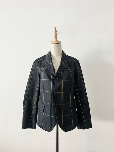 【美品】R&D.M.Co- オールドマンズテーラー チェックジャケット 画像1
