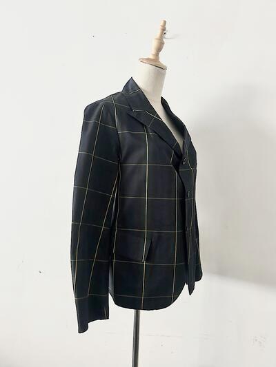 【美品】R&D.M.Co- オールドマンズテーラー チェックジャケット 画像2