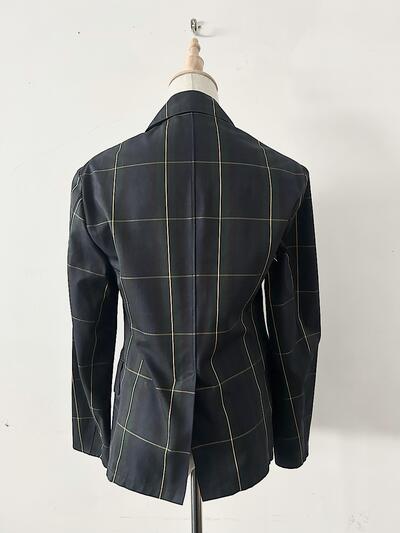 【美品】R&D.M.Co- オールドマンズテーラー チェックジャケット 画像4