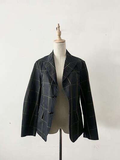 【美品】R&D.M.Co- オールドマンズテーラー チェックジャケット 画像5
