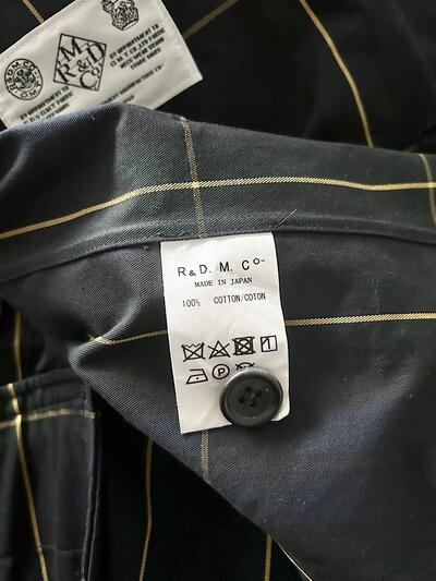 【美品】R&D.M.Co- オールドマンズテーラー チェックジャケット 画像7