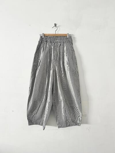 【美品】HARVESTY サーカスパンツ インディゴ・ホワイト 画像6