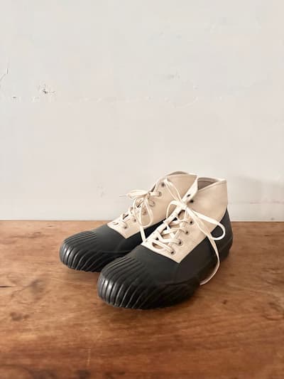 【美品】MOONSTAR ムーンスター ハイカットスニーカー 25cm 日本製 久留米 ヴァルカナイズ ラバーシューズ 画像1