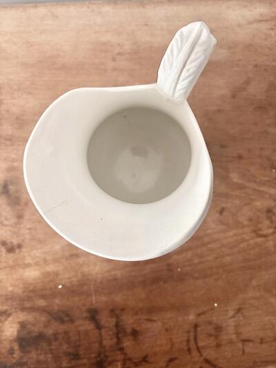 【フランスアンティーク 】サルグミンヌ ピシェ（水差し）高さ18cm ホワイト 画像9