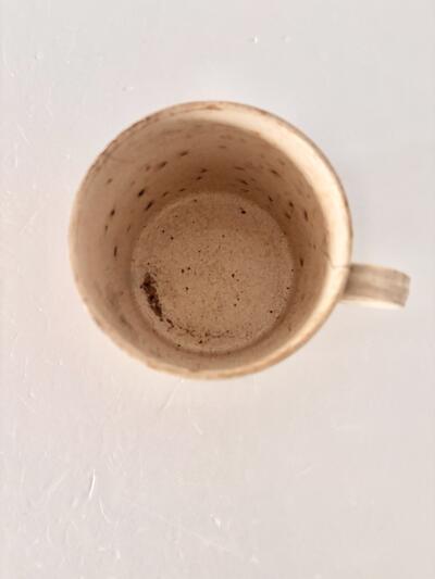 【フランスアンティーク 】ディゴワン＆サルグミンヌ 大きなマグカップ カフェオレ 画像8