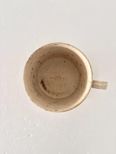 【フランスアンティーク 】ディゴワン＆サルグミンヌ 大きなマグカップ カフェオレ 画像7