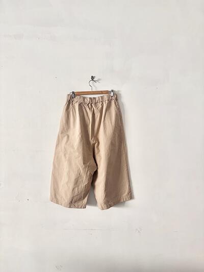 【美品】Gauze# ガーゼ コットンパンツ ベージュ F（フリーサイズ）G143　　 画像3