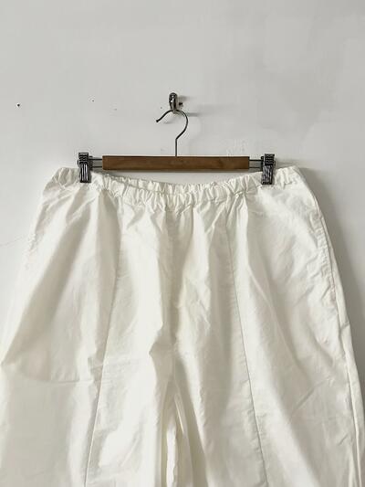 【未使用】GAUZE# コットンナイロンパンツ マットホワイト 画像3