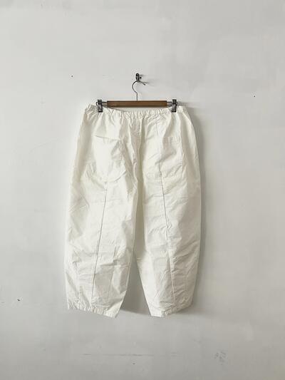 【未使用】GAUZE# コットンナイロンパンツ マットホワイト 画像2