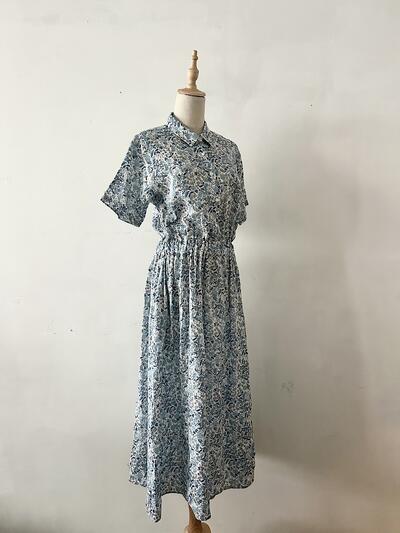 【美品】Makers shirt 鎌倉 花柄ワンピース 画像4