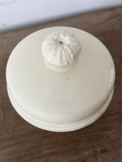 【フランス アンティーク】 SIMPLEX 蓋付 テリーヌ型 陶器 小物入れ　 画像9