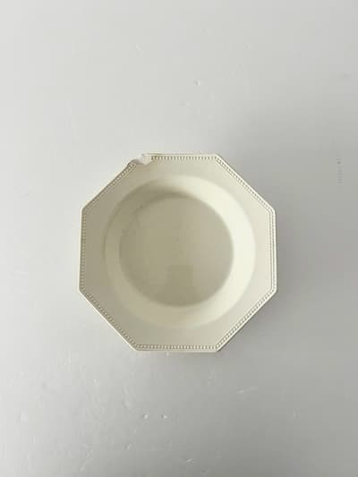 【フランスアンティーク】CreiletMontereau　　24cm オクトゴナル　深皿　欠けあり　 画像1