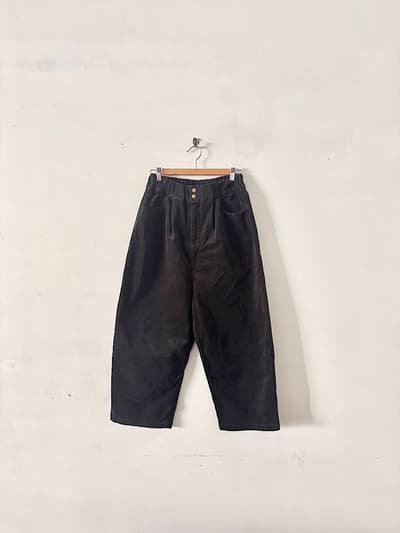 ビュルデサボン bulle de savon 11Wサッカーコーデュロイパンツ(25AW) kuro 　 画像1