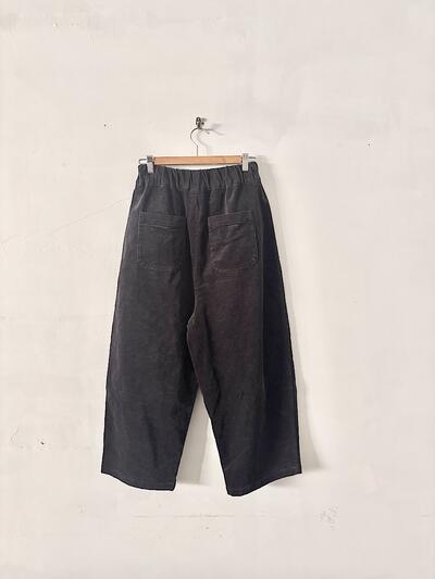 ビュルデサボン bulle de savon 11Wサッカーコーデュロイパンツ(25AW) kuro 　 画像3