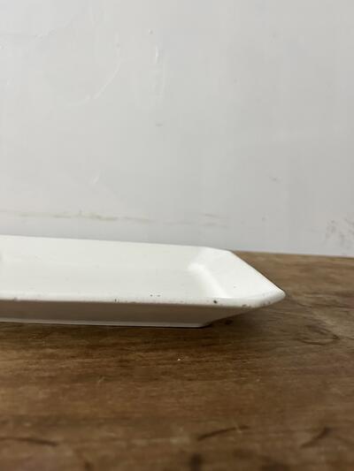 フランス アンティーク オクトゴナル スクエア 隅切 プレート 皿 無地 画像7