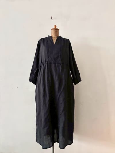 【美品】fog linen work　アリサ ワンピース アルドアーズ リトアニア製 　リネンワンピース 画像1
