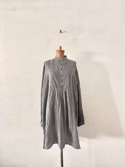 【美品】Veritecoeur ヴェリテクール ギンガムチェック チュニックワンピ VC-1419 画像1
