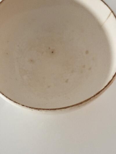 【ヴィンテージ】ベルギー BOCH ボッホ カフェオレボウル 白 エクリュ　 画像10