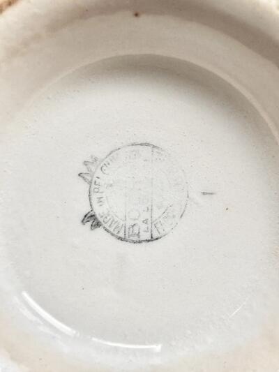 【ヴィンテージ】ベルギー BOCH ボッホ カフェオレボウル 白 エクリュ　 画像8