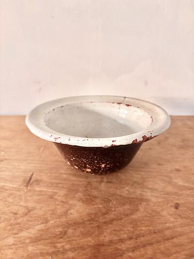 【フランスアンティーク】 キュノワール リムボウル 鉢 茶陶 民藝 18-19世紀 画像5