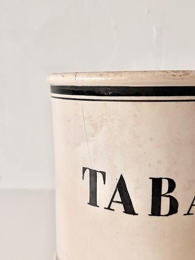 【フランスアンティーク】希少　ディゴワン＆サルグミンヌ TABAC キャニスター　 画像2