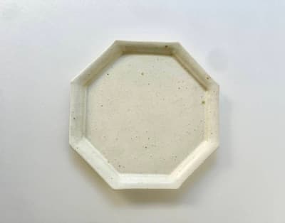 【美品】三宅史家　オクトゴナル　白土　白マット釉 画像1