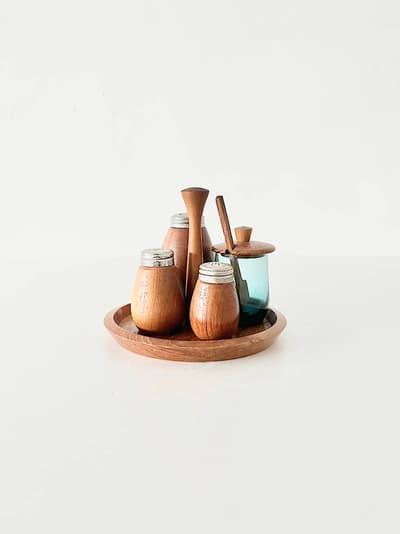 【北欧vintage】Karl Holmberg　 チークスパイススタンドセット　スウェーデン 画像1